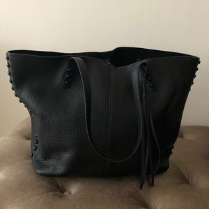 Rebecca Minkoff Medium Unlined Tote in Black
